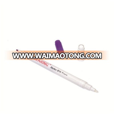 Kearing multifunctional fabric marker, with both violet marking tip and eraser, for temporary marking on fabric # AT10-VE