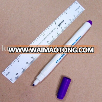 Kearing Brand Hemetic Packing Surgical Skin Marker for Medical Using 1.0mm Fiber Tip Violet Color with 12cm Ruler SM10