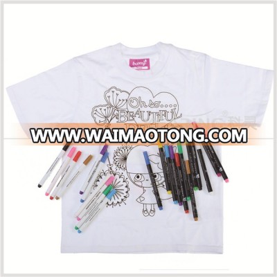 Kearing T-Shirt Permanent Fabric Marker,non toxic t shirt graffiti pens for DIY drawing#FM20