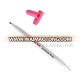 Kearing Brand Dual tip  non-toxic Pink color  auto vanishing air erasable fabric pen marker for fabric temporary marking #AP1005