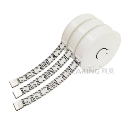 150cm / 60 Inch White Color German Quality 1.5m Retractive Tape Measure #kr150-m